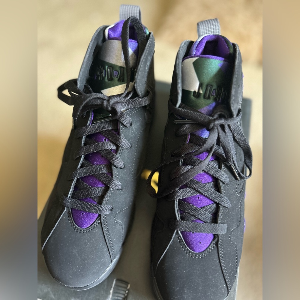 Green and purple Jordan’s